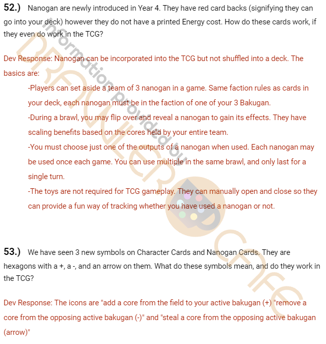 BrawlerCafe's tweet photo. Lead Designer Gary Arant has answered several questions in regards to the new mechanics we've seen from Bakugan: Evolutions. All these rulings are now on our google doc!

https://t.co/OFVGiiD9nz https://t.co/oroQrHVWii