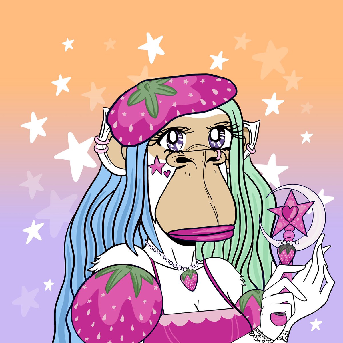 Final call for the Free Airdrop of the “Strawberry Salon Girl” NFT. This colorway is exclusive to my discord members. Follow the link to join us💘🍓🍓 discord.gg/c8wy6wkxfZ
