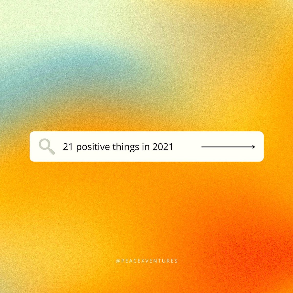 peaceXventures's tweet photo. (2/3) More #positive things that happened in #2021 — which is your favorite so far? 

Let us know in the comments! 👇

For full article links, head over to https://t.co/jjfDziKdff📍 https://t.co/mLFdTTAg1s