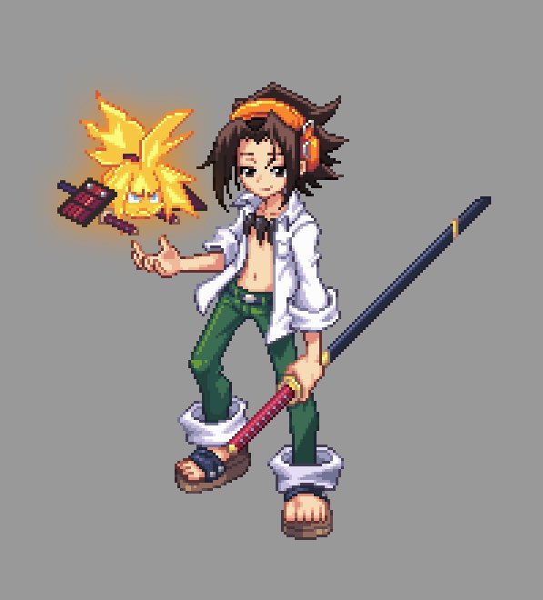 요우 #シャーマンキング #SHAMANKING #샤먼킹 #PixelArt #ドット絵 #픽셀아트 #GameDev #IndieGameDev #IndieDev #IndieGame