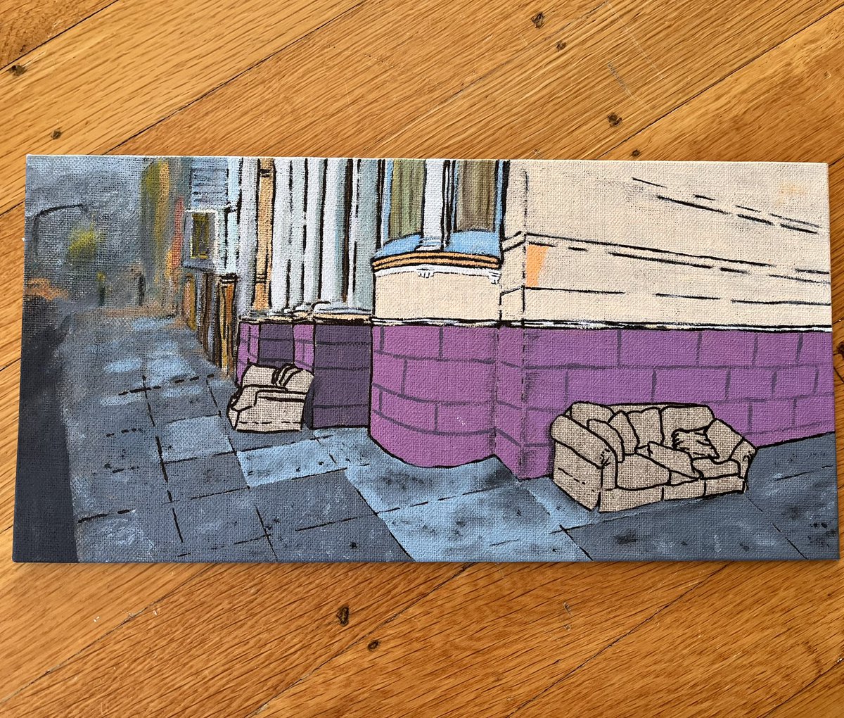 eviloars's tweet photo. Found these old #sofafree paintings that I thought I’d lost https://t.co/uwi3SXMwgj