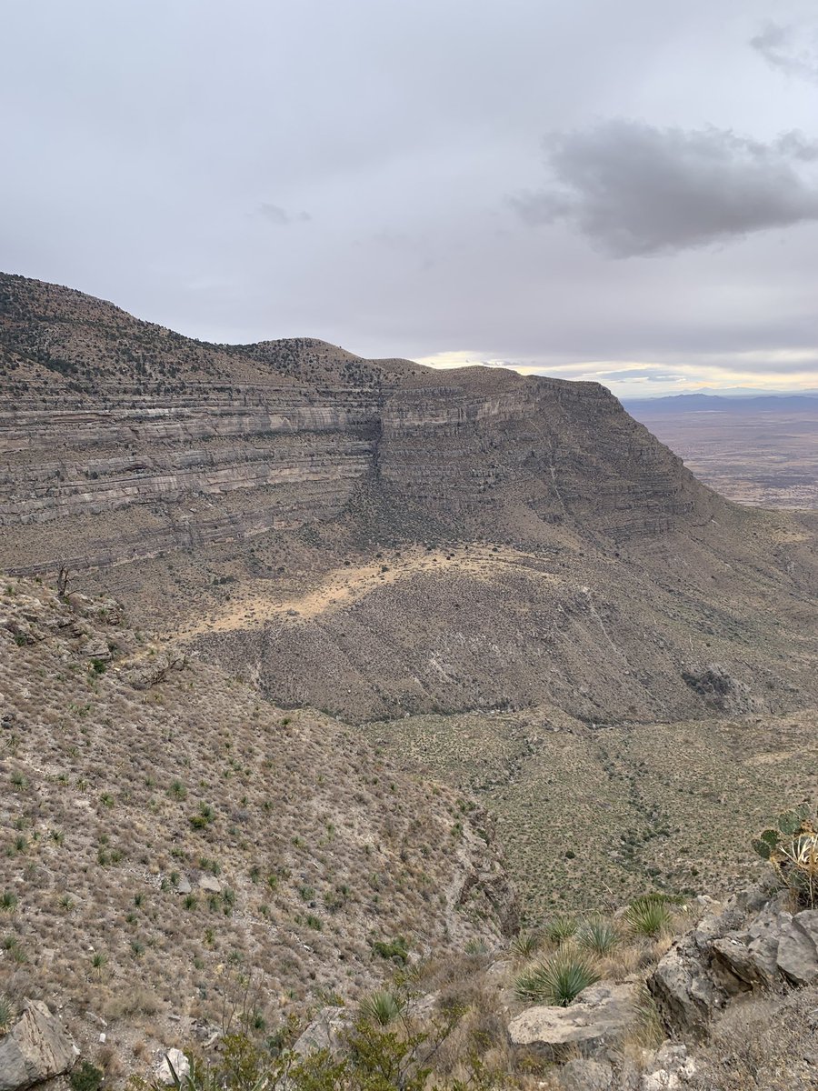 logankstewart's tweet photo. Day 3 @ Dog Canyon. 12.5 miles &amp; over 3000’ elevation change to summit. “O God of our salvation, the hope of all the ends of the earth and of the farthest seas; the one who by his strength established the mountains.” Ps 65:5&amp;6. @Dustinwi https://t.co/YRqJhpPzU5
