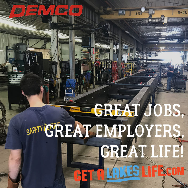 Great Jobs
Great Employers
Great Life
in the Lakes Region of Northwest Iowa!
#GetALakesLife #ThisIsIowa