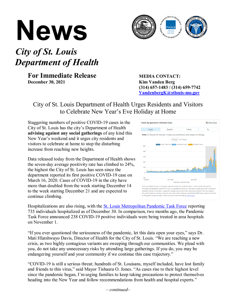 CityofSTLDOH's tweet photo. The staggering rise of #COVID19 cases has the @CityofSTLDOH advising against ANY social gathering this weekend to slow the spread of the SARS-CoV-2 virus in our community. Read more: https://t.co/mXPVT6ZqC7

#COVID19  #COVID19Cases  #PublicHealth
#StaySafe  #SafeAtHome https://t.co/3RmAz5RWhj