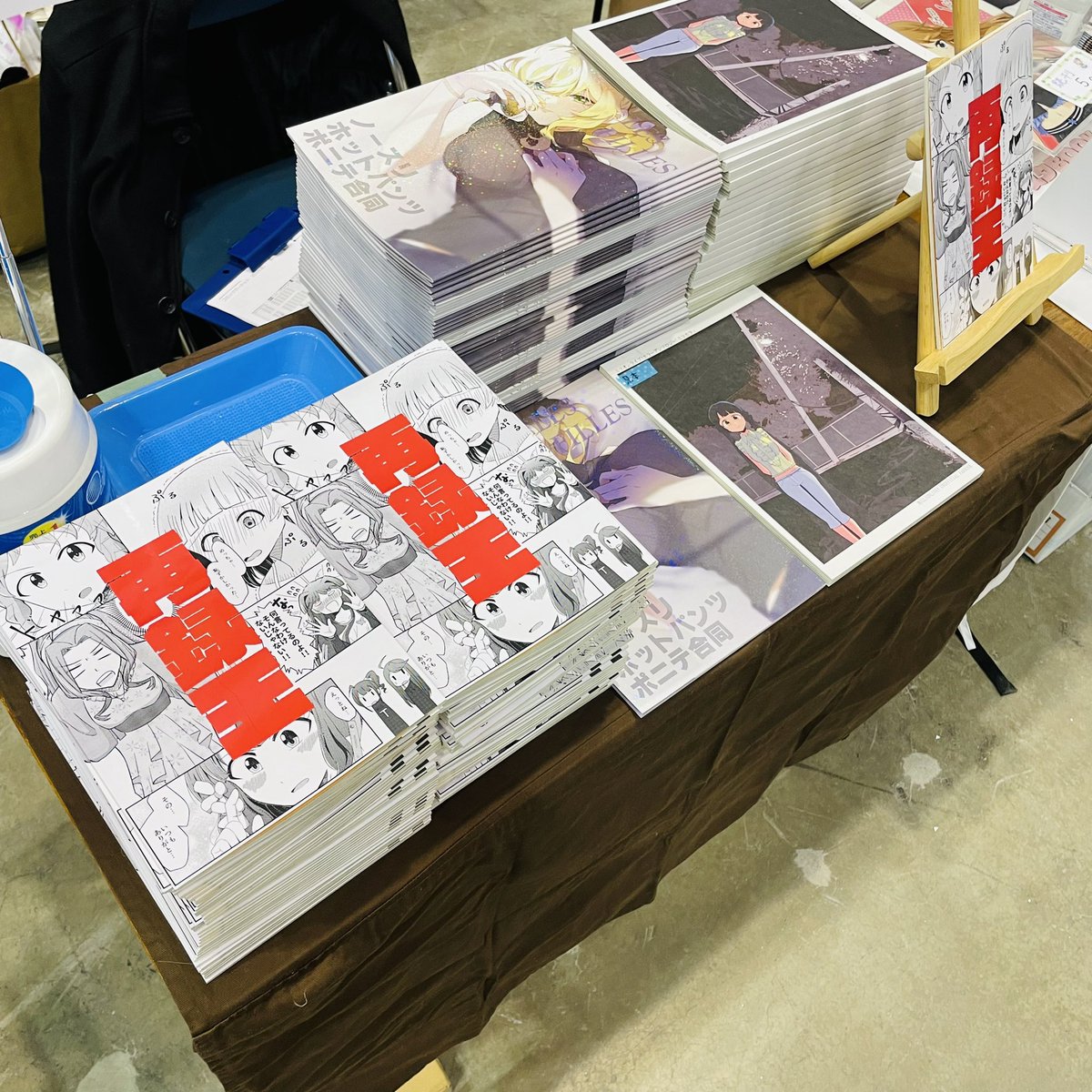 CelicananCircle's tweet photo. 設営完了いたしました！
本日はよろしくお願いいたします🙏

#C99
#C99お品書き https://t.co/vKFEhLSjFA