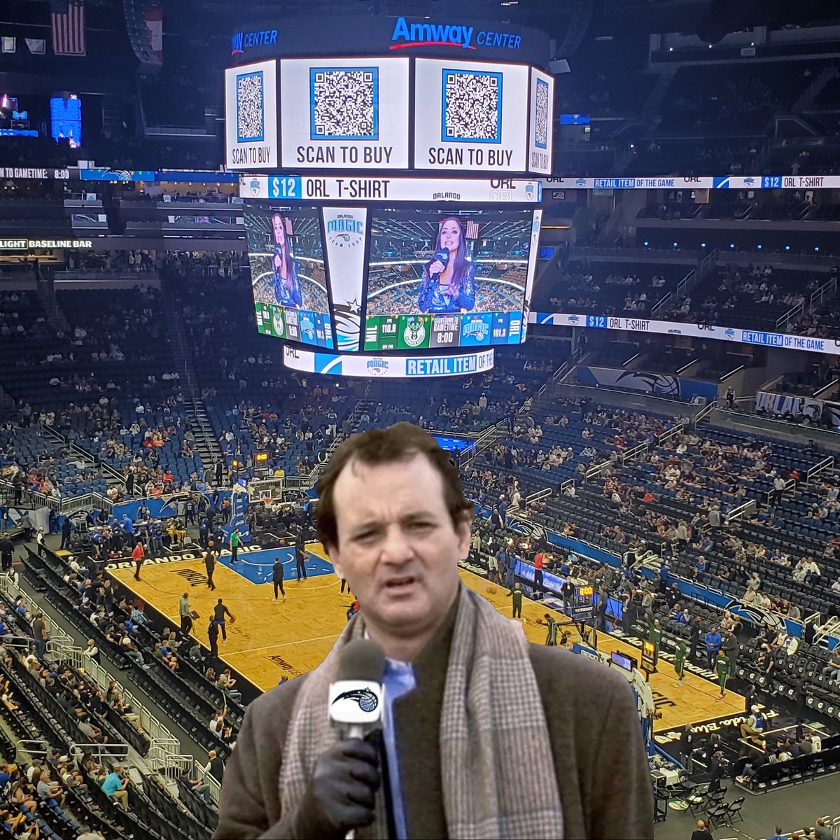 Well, we're playing the <a href="/bucks/">Milwaukee Bucks</a> again... <a href="/orlandomagic/">Orlando Magic</a> #MagicTogether