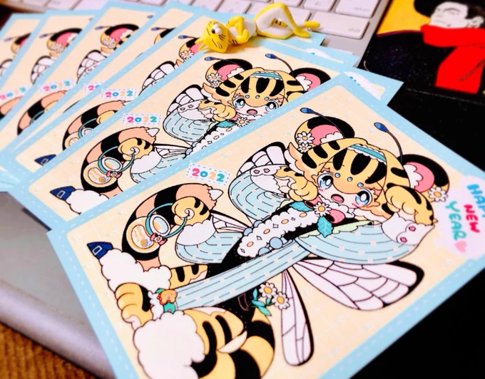 めっちゃかわいいですわよ!🐯🐝 