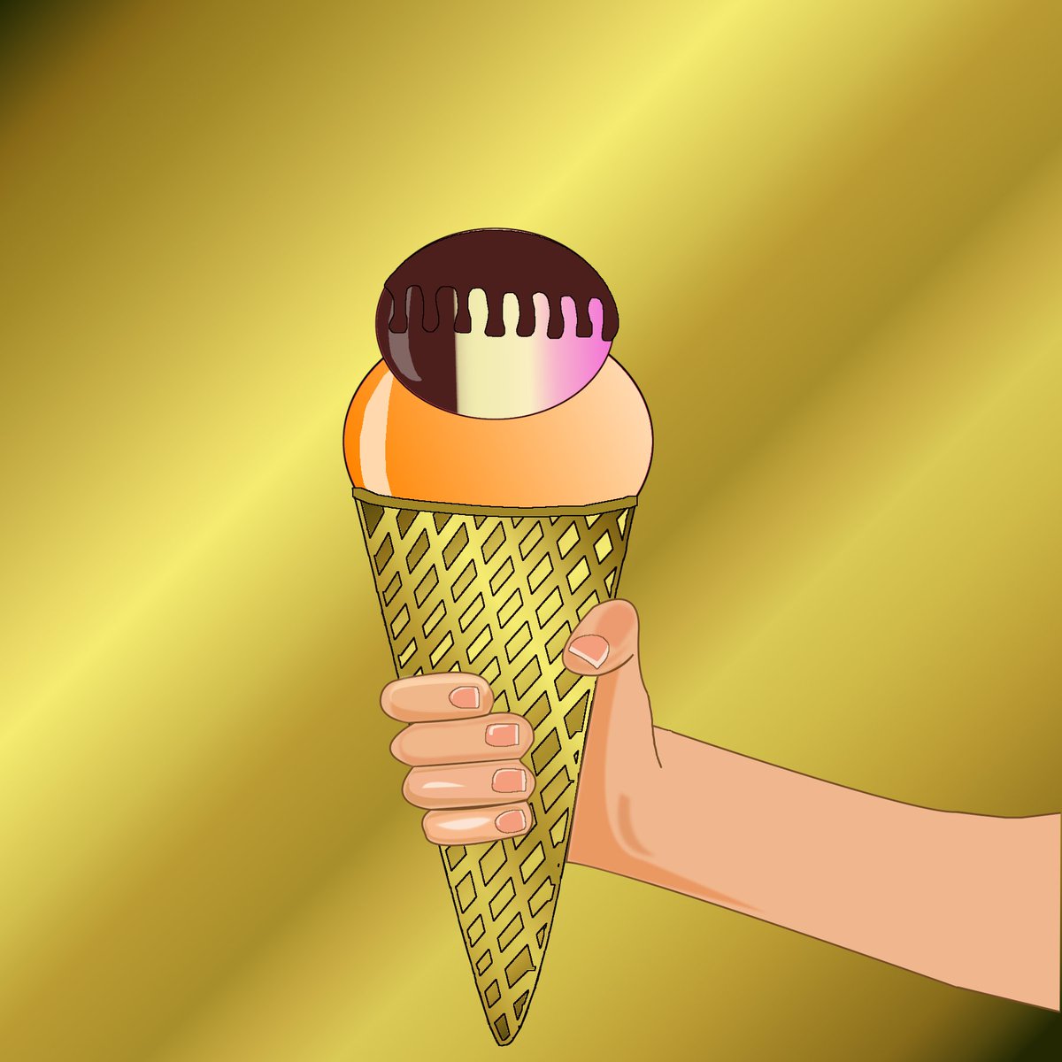 MetaConesNFT's tweet photo. @NFT_Michelle Check out my ice cream #NFT collection! https://t.co/qWvXznGb3m