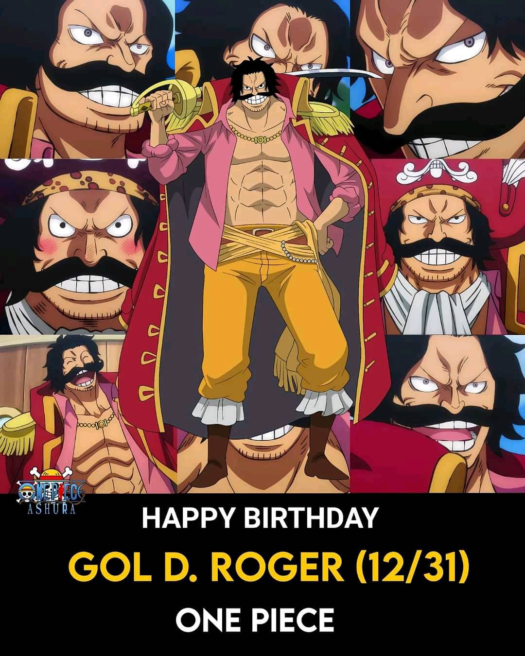 Ahn Jiwoon Happy Birthday To The Man Who Started The Great Pirate Era And Became The King Of Pirates Gold D Roger 12 31 Onepiece Animelover T Co 7s8y3ppldh Twitter