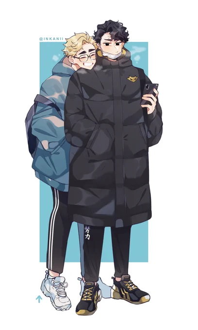 day off ☃️
#haikyuu #sakuatsu 