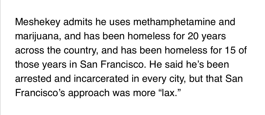 For everybody wondering “what’s wrong with SF”- when compassion is mistaken for weakness people get stuck in the cycle for 15+ years