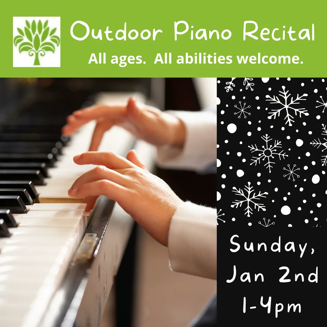 WillowRidgeYYC's tweet photo. Whether you're in your first year of lessons or an accomplished pianist, we would love to hear you play!  Come on down to our outdoor pleasure rink and entertain the skaters. All of our performers will receive free goodies, while supplies last. https://t.co/YzxTBCfmXN