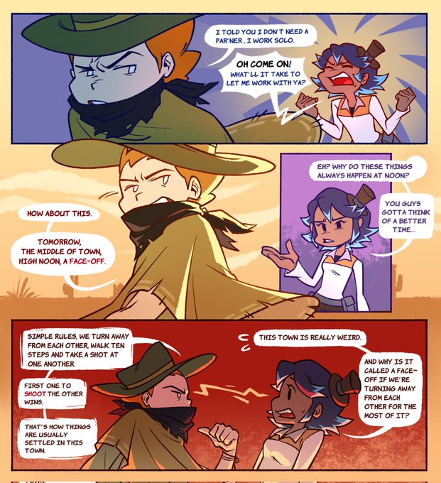 comic commission for @sakaruchibi12 !!!! (au belongs to @rougethegreat) 