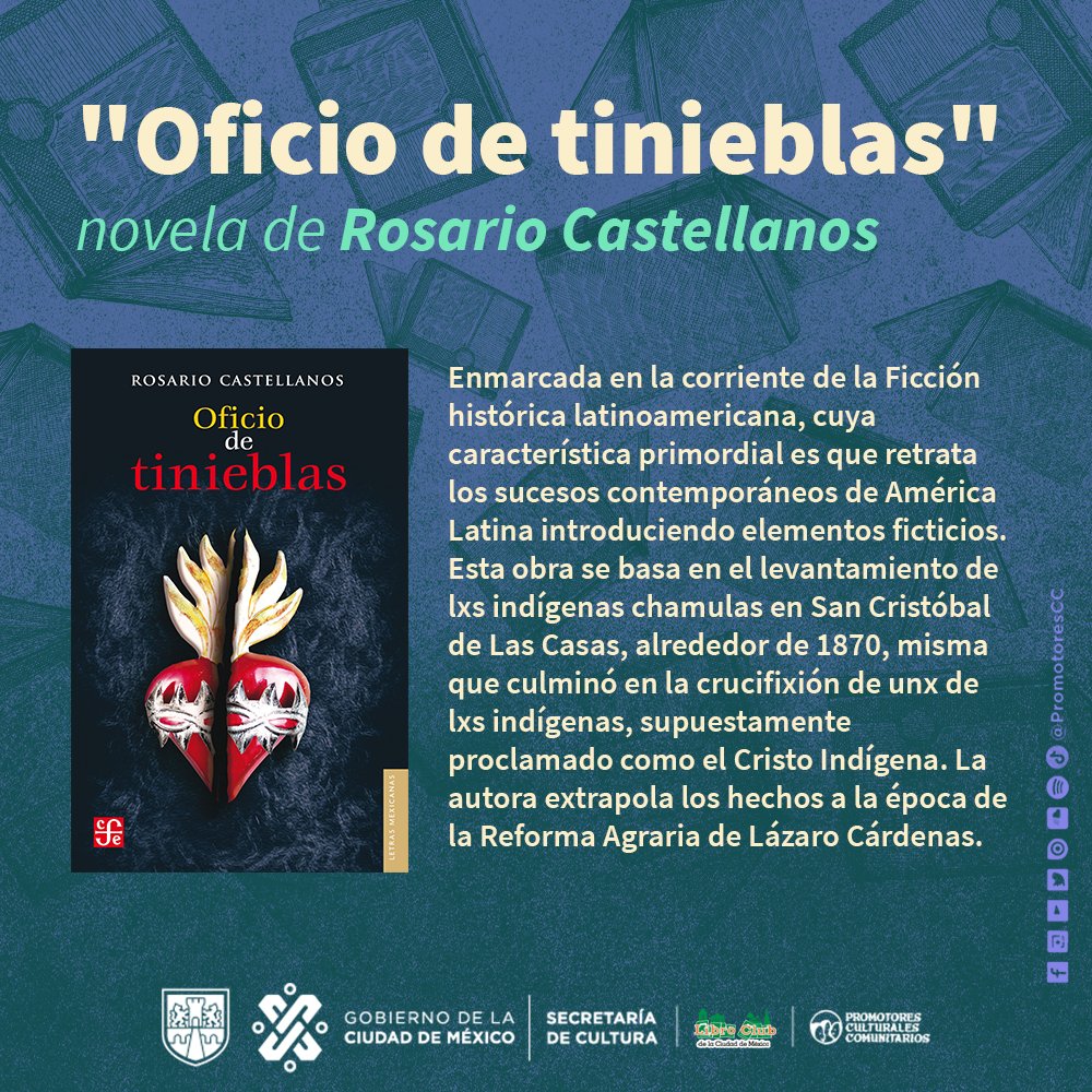 PromotoresCC's tweet photo. 🤔¿Hoy qué te gustaría leer?📚
Tenemos recomendaciones para todos los gustos, desde ficción histórica latinoamericana, hasta historias de desamor y fuera de las convenciones sociales. 👁️Comparte y disfruta del #FomentoALaLectura💫

@CulturaCiudadMx
#PCC
#RedDeLibroClubes https://t.co/ggKt9zJ2ve