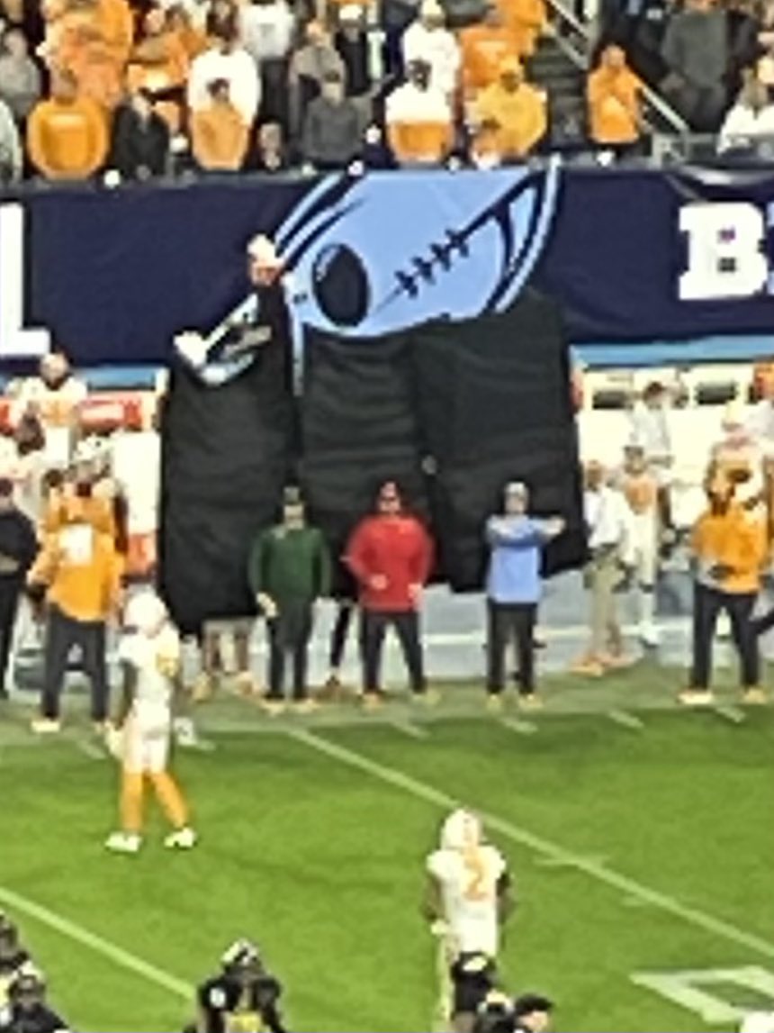 erinkraebber's tweet photo. This game has been bananas! 

Early on, my daughter called the Tennessee play callers the chipmunks and I haven’t been able to unsee it all game. https://t.co/zgkFV1fD2j