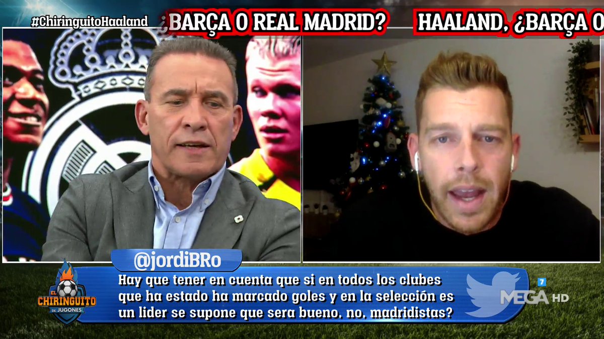 ❗️"HAALAND quiere ser LÍDER de proyecto y si va al Real MADRID con Mbappé NO va a poder". 

Así lo ve <a href="/jotajordi13/">🏴󠁧󠁢󠁥󠁮󠁧󠁿Jota Jordi🏴󠁧󠁢󠁥󠁮󠁧󠁿</a> en #ChiringuitoHaaland