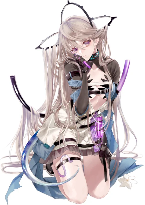 インディゴちゃんのデザインがハチャメチャにすき☺️💜
#アークナイツ  #明日方舟 #Arknights 