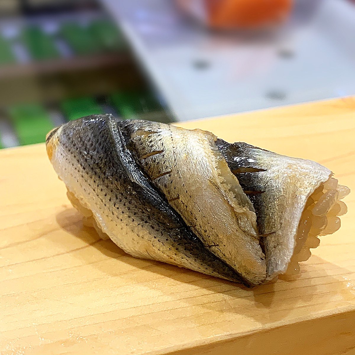 最高の締めかたの小肌❗️口の中でキュンととろけます(*´꒳`*)寿司納め🍣は築地で！