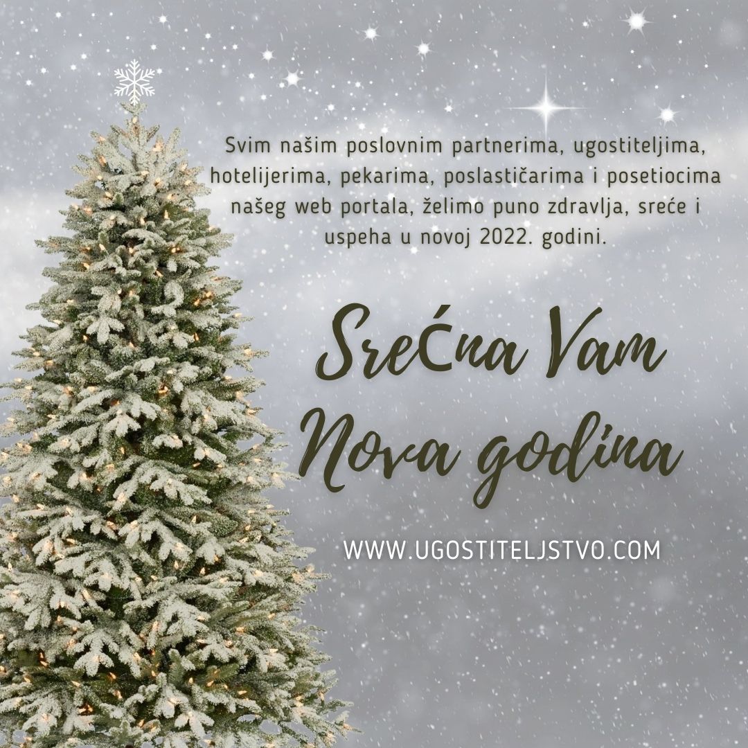 ugostiteljstvo_'s tweet image. Svim našim poslovnim partnerima, ugostiteljima, hotelijerima, pekarima, poslastičarima i posetiocima našeg web portala, želimo puno zdravlja, sreće i uspeha u novoj 2022. godini. 

Srećna Vam Nova godina. 

Vaš ugostiteljstvo tim 

#ugostiteljstvo #horeca #restoran #hotel #kafic