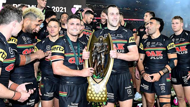 QldPanthers's tweet image. How good?! Farewell 2021, you were kind to our boys.

#PantherPride