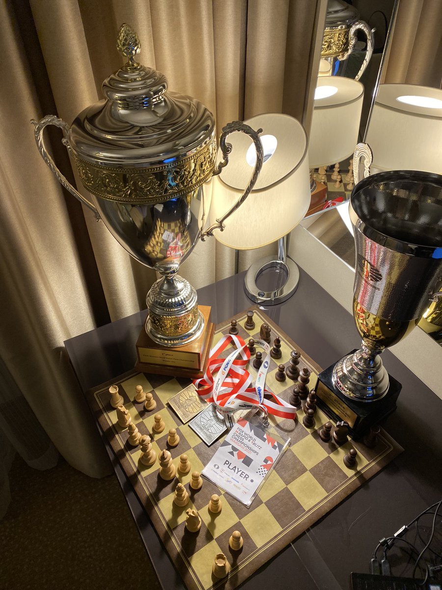 Very productive 5 days in Warsaw! 😍🏆💪🏻♟🥳 #RapidBlitz