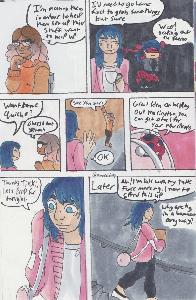 emdoddles's tweet photo. Part 1 on magical thief #MiraculousLadybug this is a #ladrian au https://t.co/jRd7LjPq5O