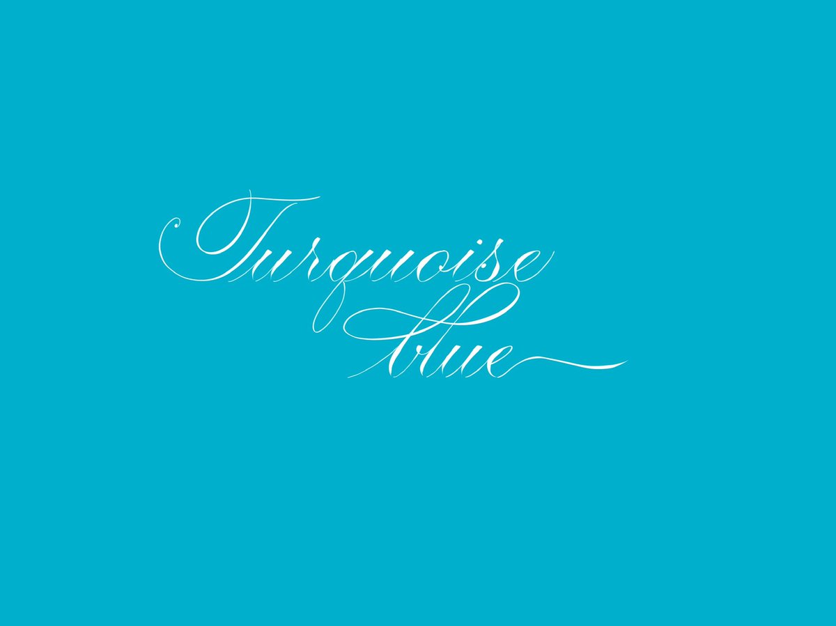 soothing_graphy's tweet photo. 今日の誕生色：ターコイズブルー
Today's birth color：turquoise blue
色言葉：個性・比較・シンプル
カラーコード（Color code）：#00AFCC

#calligraphy 
#カリグラフィー
#誕生色
#手書き文字
#iPad
#procreate https://t.co/CcUVKqa49D
