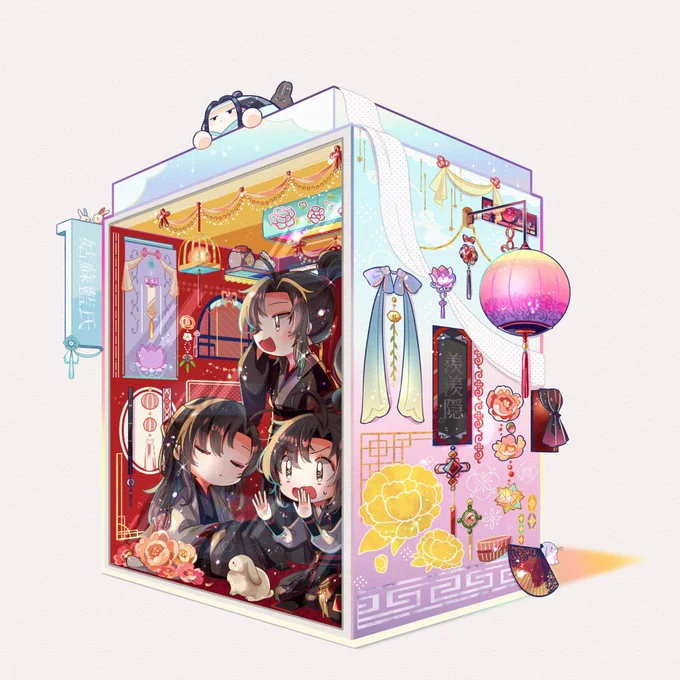 #今年も残りわずかなのでお気に入りの4枚を貼る 忘羨いっぱい描けて楽しかった〜🥰また来年も描いていきたいです! 