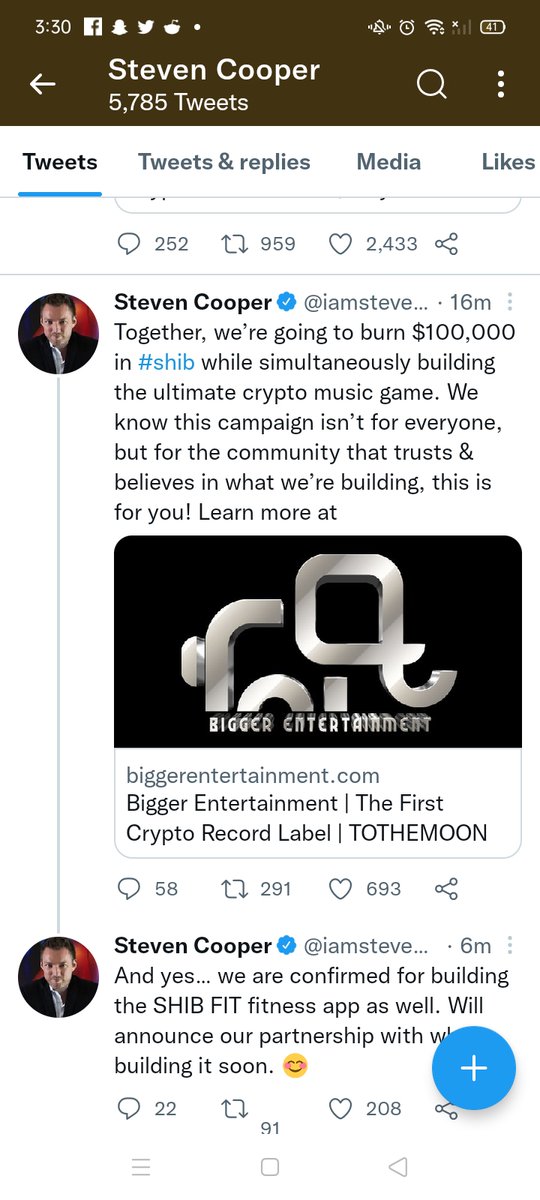 Jessica_liuna's tweet photo. Shibarmy go shows IamStevenCooper some love, he'll burn $100,000 worth of shit, and there's a contest going on for our fitness app.#SHIB #BTC #USDT #ETH https://t.co/OglqTagrnk
