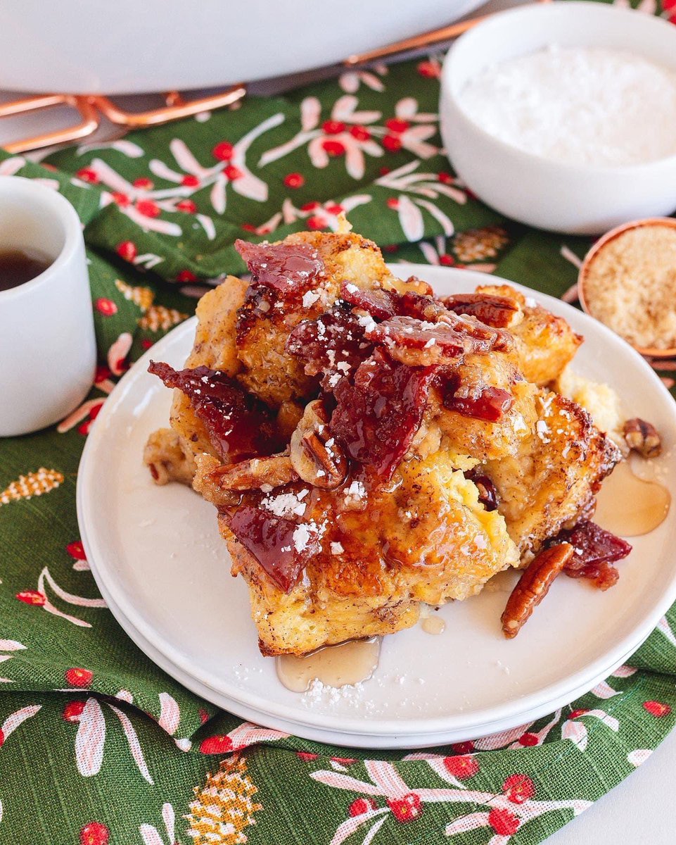 youngathrtmom's tweet photo. #ad Elevate French Toast Casserole by topping it w/ candied pieces of @GodshallsMeats Turkey Bacon & crushed pecans. YUM! When you #GoForGodshalls, quality, taste, & freshness are guaranteed. Find a Godshall’s store: https://t.co/T47wxJf4wP
#GodshallsBaconMyHeart #Godshalls https://t.co/dnDeyMnnXH