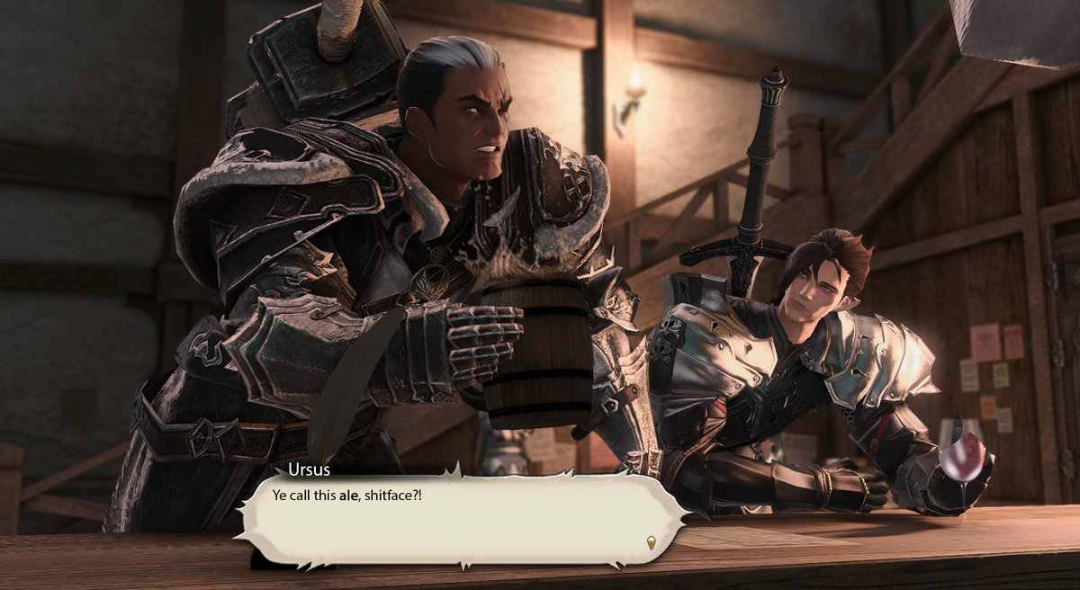 EdouardLenoir's tweet photo. Tagged by my good mate, @Ursus_ffxiv , to join this #ScreenshotShare trend
Edouard's story is a dark and violent one... here are some screenies of Ed featuring the man @Ursus_ffxiv himself and loveliest bnuuy 🖤
⚠️Blood warning
I now tag @little_lapine & @TheAshryver https://t.co/td2n72bBYw