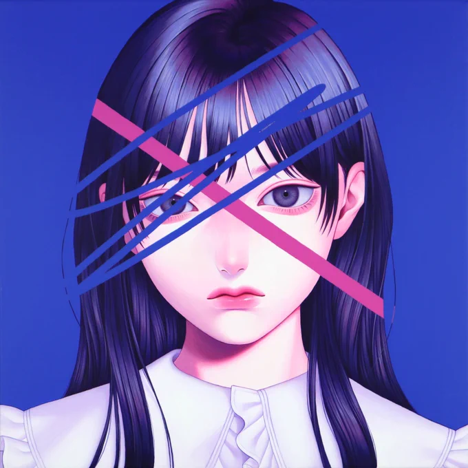#2021年自分が選ぶ今年の4枚 
キャンバスにアクリル絵の具 