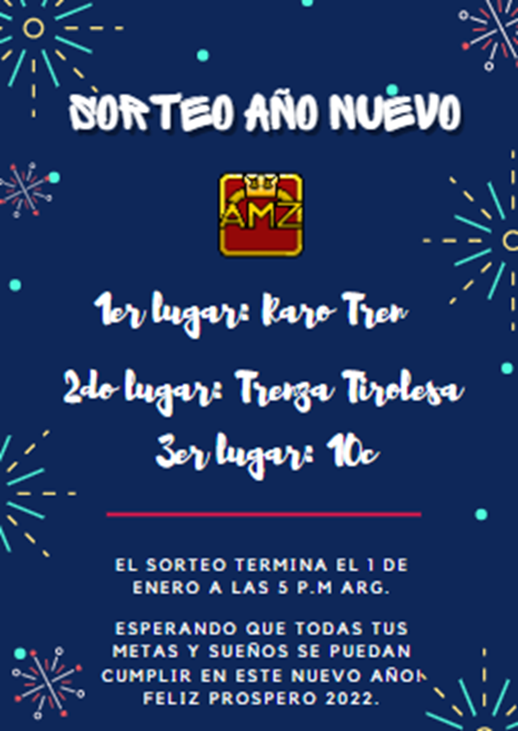 agencia_amazon's tweet photo. 🪅 Sorteo de Año Nuevo 🪅 
Requisitos:
⭐️Seguirnos
⭐️RT y like 
⭐️ Mencionar a 1 amigo

🍀 Puedes participar hasta el 1 de enero 🍀 

✨Feliz prospero y bendecido Año Nuevo te desea Agencia Amazon. ✨ https://t.co/Qt3X5CGWHO