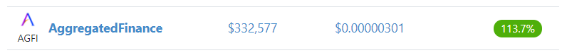 EricCryptoman's tweet photo. @crypto_zolo @AGFI_Official they'll learn about $AGFI sooner or later sir https://t.co/eLO5oDzpRS