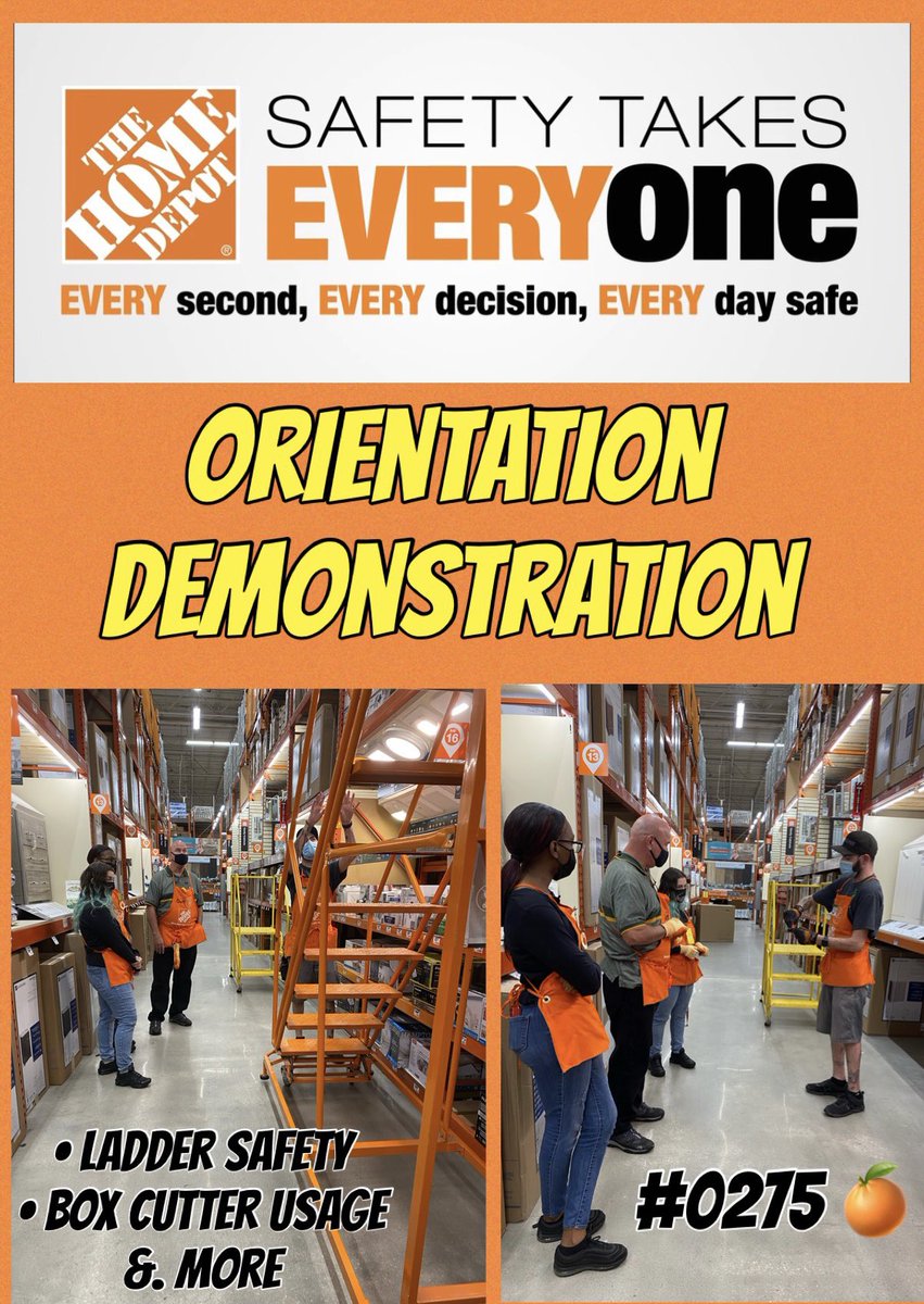 Thanks Kris for another great Hands On🦺⚠️ Safety Demo for our new associates 🤩 We rely on each other to build a safe work environment starting from day one 🤩 #worksafely #PPE #liftsafely #warmup #formup #teamup #gearup #hdstrong #safetymatters 💪🏻💥