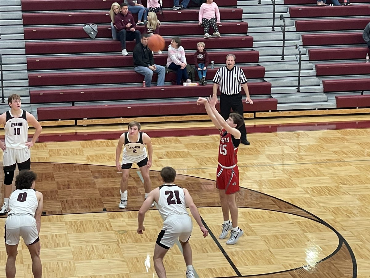 Goshen_Athletic's tweet photo. Warriors get the OT win over Labanon 47-44. Nice job guys. @GoshenWarriors @GoshenLocal @Warzone2k22 @ClerSunSports https://t.co/9l2RatLGI5