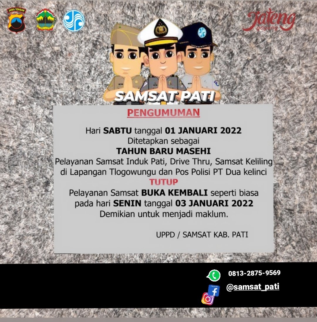 UPPD Kab. Pati (@Samsat_Pati) / Twitter