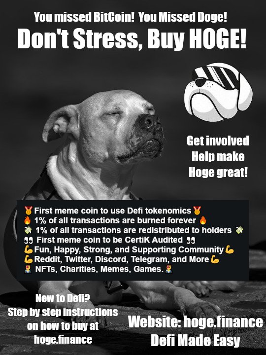 Darth_Moleman - HOGE is DOGE but DEFI tweet media
