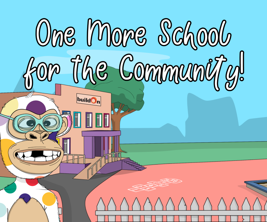 KBabyApes's tweet image. WE can not be more proud of our community & public mint! ❤️
We have now passed 90% MINT we want to inform you that we have decided to build a second school from our proceeds - That will be one more school built by the project!
#NFTCOMMUNITY