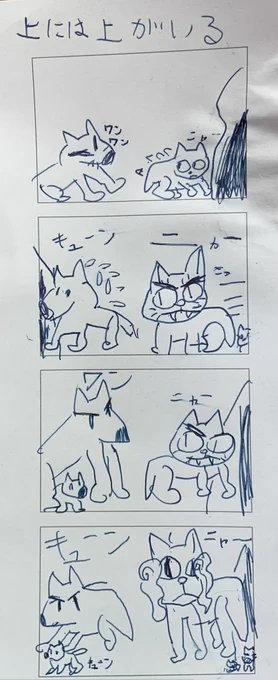画伯の新作
4コマ漫画 