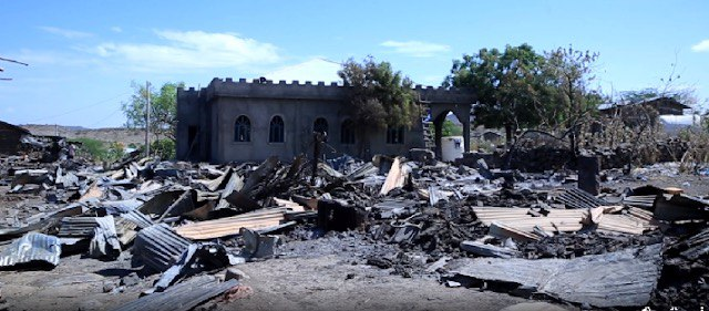 Berekethabtamu5's tweet photo. The #TPLFTerroristGroup has raided &amp; destroyed Mosques, burned Qurans and killed children &amp; women in Kasa Gita (Darsa Gita) and Mudina towns #Afar region. #TPLFisawarcriminal #NoMore #Lehager https://t.co/ykXRvc9zKS