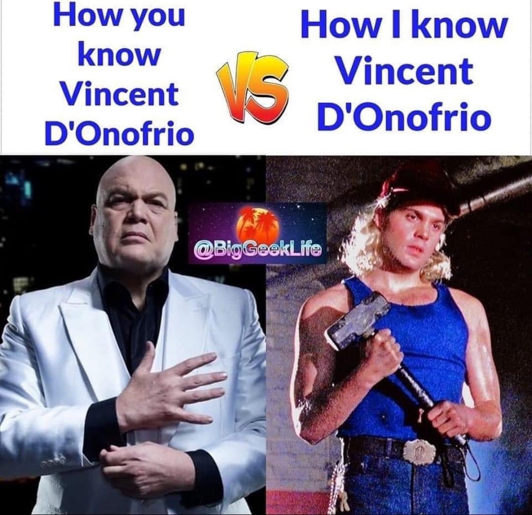 My favorite #Thor @vincentdonofrio #AdventuresInBabysitting #DawsonsGarage