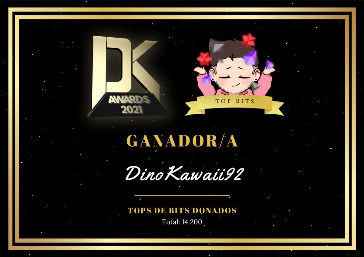 DinoChan92's tweet photo. Gracias por todo sin vuestro apoyo no hubiese podido ganar estos premios. Grande los #DKAWARDS y grandisimo el bello @DkDrix por haver un evento de dioses. https://t.co/Igq4Hlm5ux