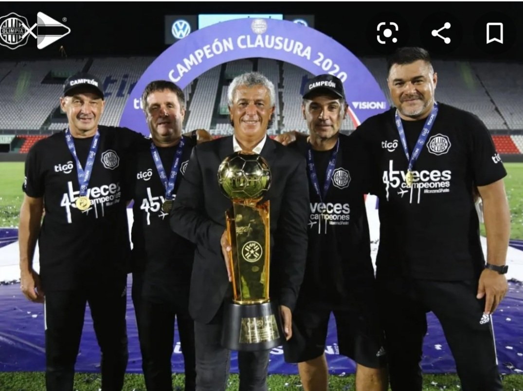 Hoy se cumple un año que salimos Campeones con Olimpia de Paraguay,muchas gracias a los Jugadores,hinchas y dirigentes !!!!