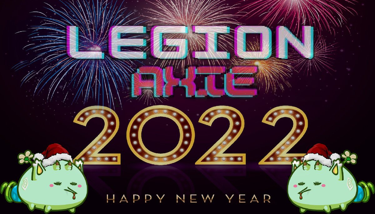 Legion_Axie's tweet photo. Happy New Year! #AxieInfinity #Legion_Axie https://t.co/mYNrK5QsAq
