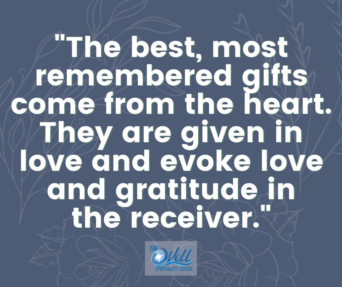 As we leave the season of giving, let us remember these important words and give gifts of love in 2022 💙 
#HappyNewYear