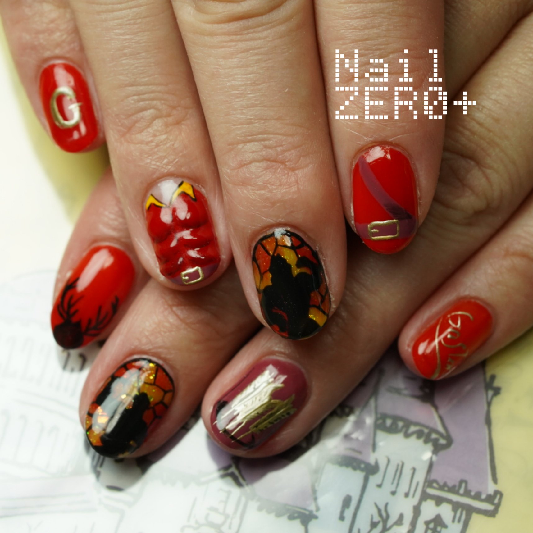 ネイルゼロプラス Nail Zero 美女と野獣より ガストンオーダー この隆々とした肉体をみて 腹筋 胸筋 美しい 強いぞガストン やったぜガストン ステンドグラスもガストン 美女と野獣ネイル 美女と野獣 T Co Ug3bsgincd Twitter