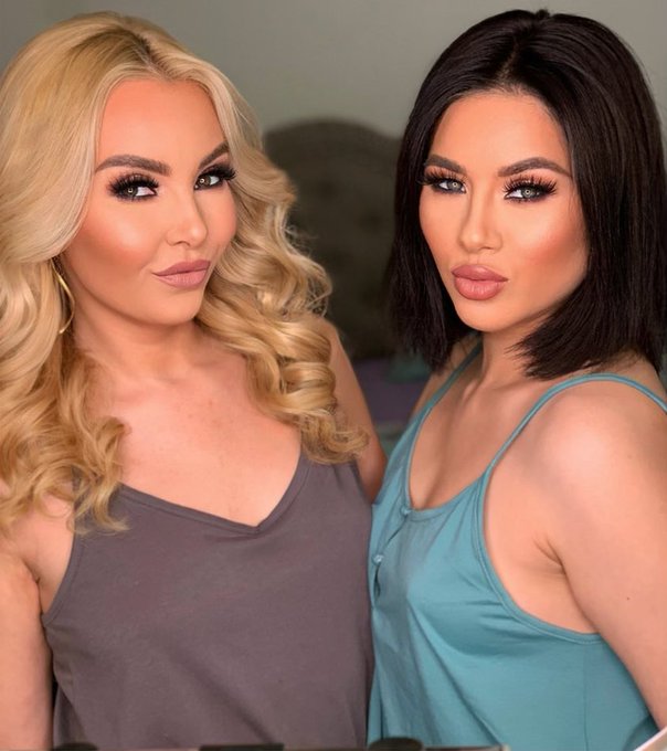 1 pic. We’ve been busy busy girls shooting some fire content for our special fans!? https://t.co/z9T