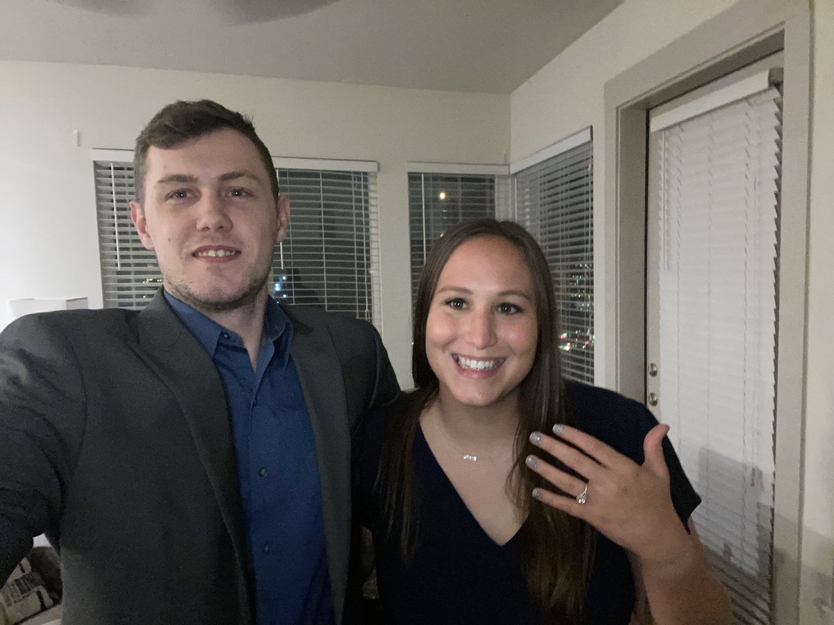 EricaCoker7's tweet photo. 2 year anniversary=upgrade to fiancé 🥰 https://t.co/sxhvfns0w4