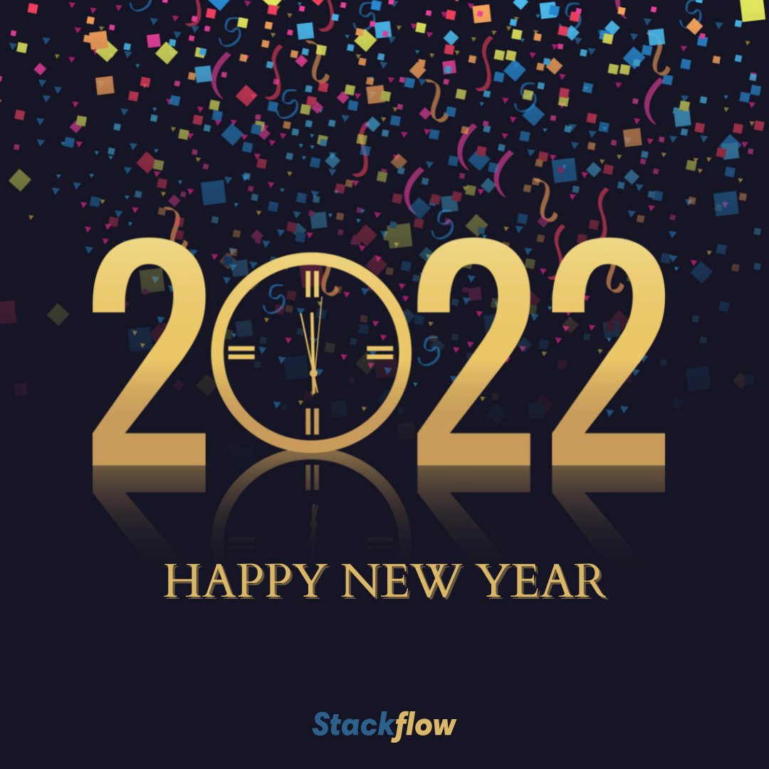 StackflowT's tweet image. May this new year be only about happiness and prosperity! A very happy new year from the Stackflow team.
#stackflow #NewYear #NewYear2022 #NewYearWish #HappyNewYear #saturday #SaturdayMorning #SaturdayMotivation